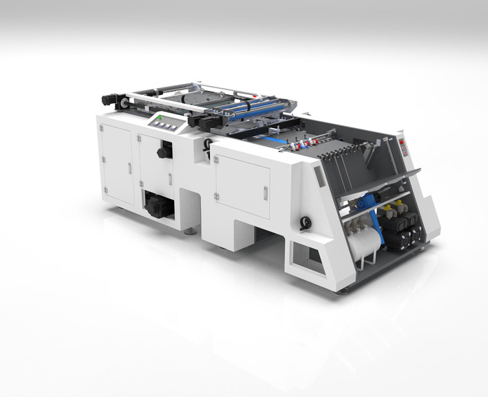 3D Χρυσόχρωμο αυτόματο θερμό φύλλο Stamping Machine Για πλήρη γκάμα χαρτιού συσκευασίας, χρώματα Stamping
