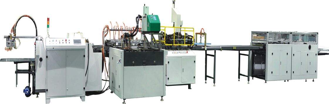 Μηχανή Αυτόματης Κατασκευής Χάρτινων Κουτιών με Φωτοηλεκτρικό Έλεγχο Υψηλής Ακρίβειας Σύστημα Ελέγχου PLC με Οθόνη Αφής Ταχύτητα Εργασίας 20 έως 30 ΤΕΜΑΧΙΑ ανά λεπτό