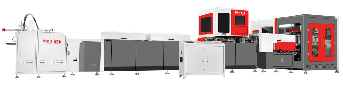 Διανοητικό Σύστημα Κατασκευής Κουτιών υψηλής ταχύτητας 20-30pcs/min κατάλληλο για κουτιά κρασιού κουτιά σωλήνων