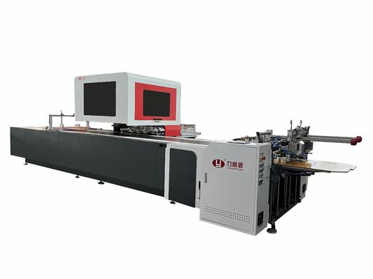 LY 850DN αυτόματη μηχανή τοποθέτησης διπλού κουτιού Μηχανή τροφοδοσίας χαρτιού άκαμπτο κουτί μανίκι Κοσμήματα παπούτσια πολυτέλεια Καλλυντικά δώρο