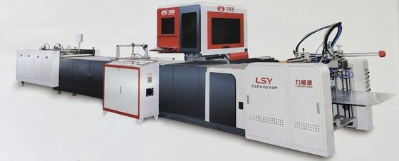 LY 485C PK Πλήρως Αυτοματοποιημένο Σύστημα Περιτύλιξης Κουτιών με Οπτική Επιθεώρηση, Αυτόματη Γραμμή, Αυτόματη Μηχανή Σχηματισμού Κουτιών, Αυτόματη Μηχανή Κατασκευής Σκληρόδετων Βιβλίων