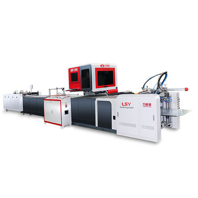 LY-4510C-PK Αυτοματοποιημένη μηχανή κατασκευής σκληρής επιφάνειας Εμφανιστική τοποθέτηση Κουτί κατασκευής μηχανής Αυτοματοποιημένη μηχανή κατασκευής σκληρής επιφάνειας Μηχανή κατασκευής Κουτί
